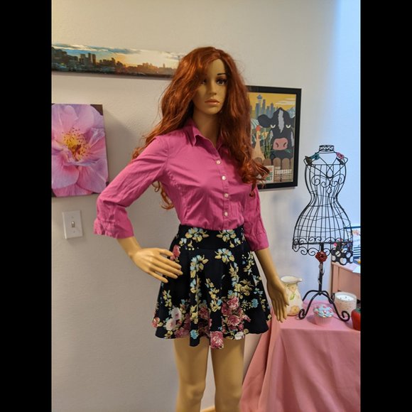Banana Republic Pink Button Down Shirt - Picture 1 of 7